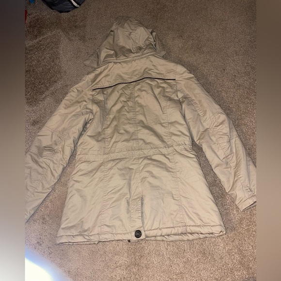 Royalty by YMI Tan/Beige Fluffy Jacket - Picture 2 of 3